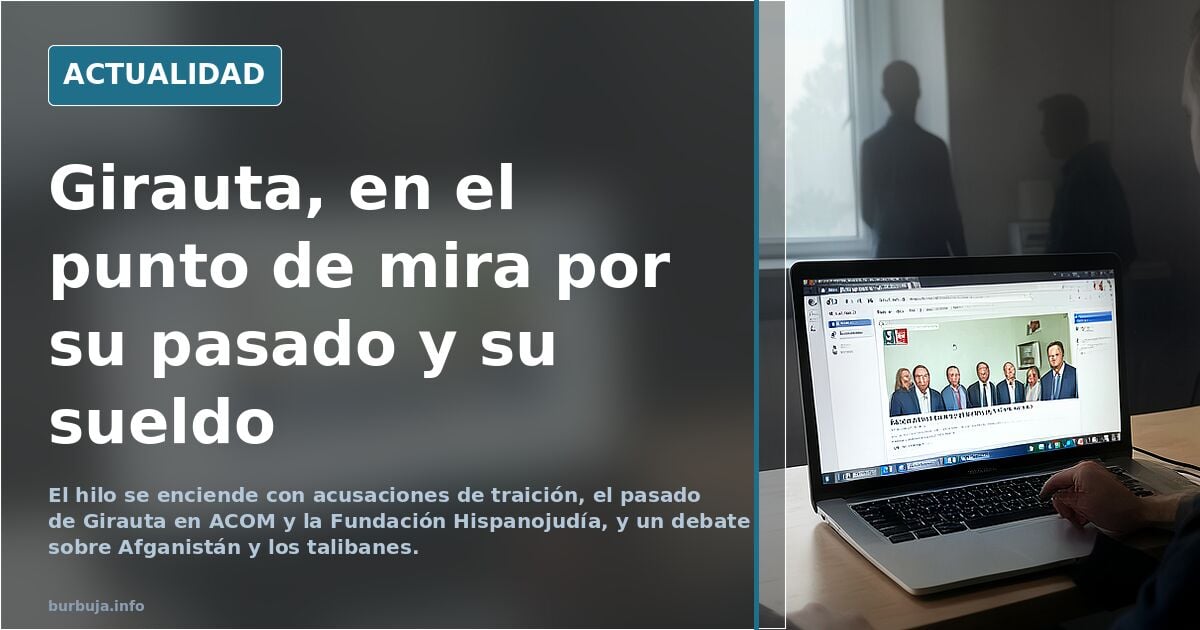 Girauta (ahora en vox): no hicisteis caso a israel