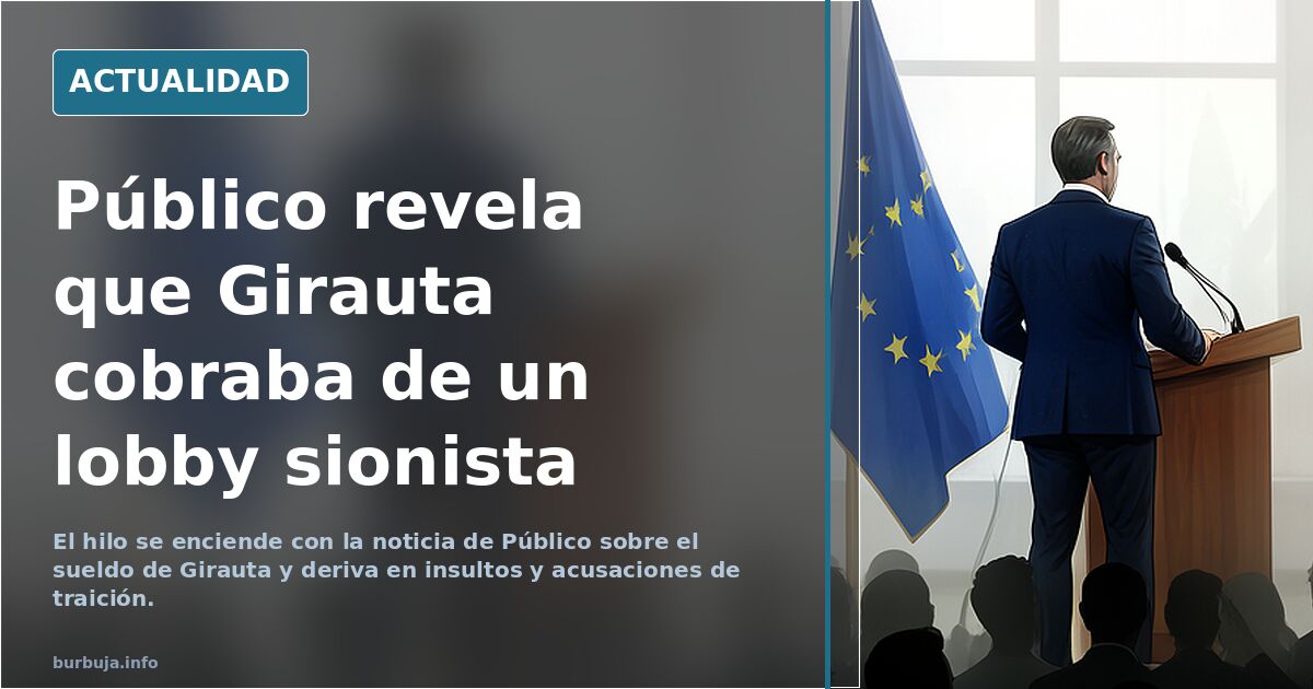 Girauta (ahora en vox): no hicisteis caso a israel