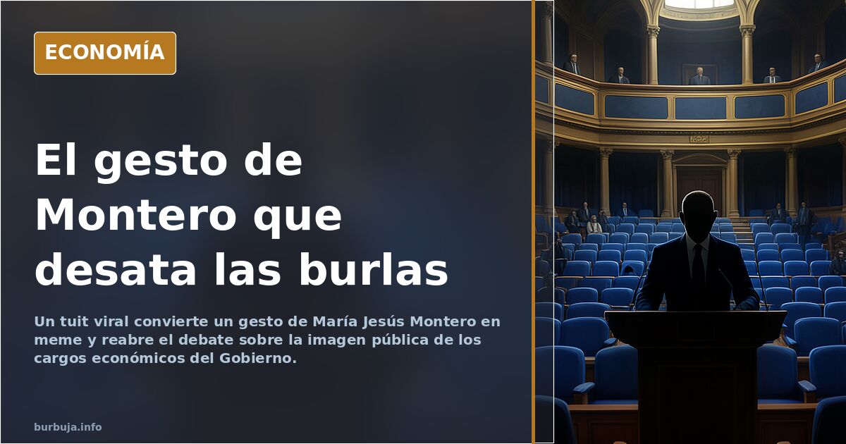 María Jesús Montero, entre el gesto y el foco: la polémica viral
