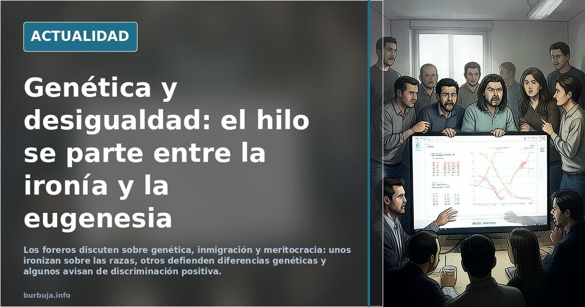 Por fin se empieza a decir la verdad: la GENÉTICA y no solo la clase social crea grandes desigualdades. Esto tiene implicaciones en la inmi gración.