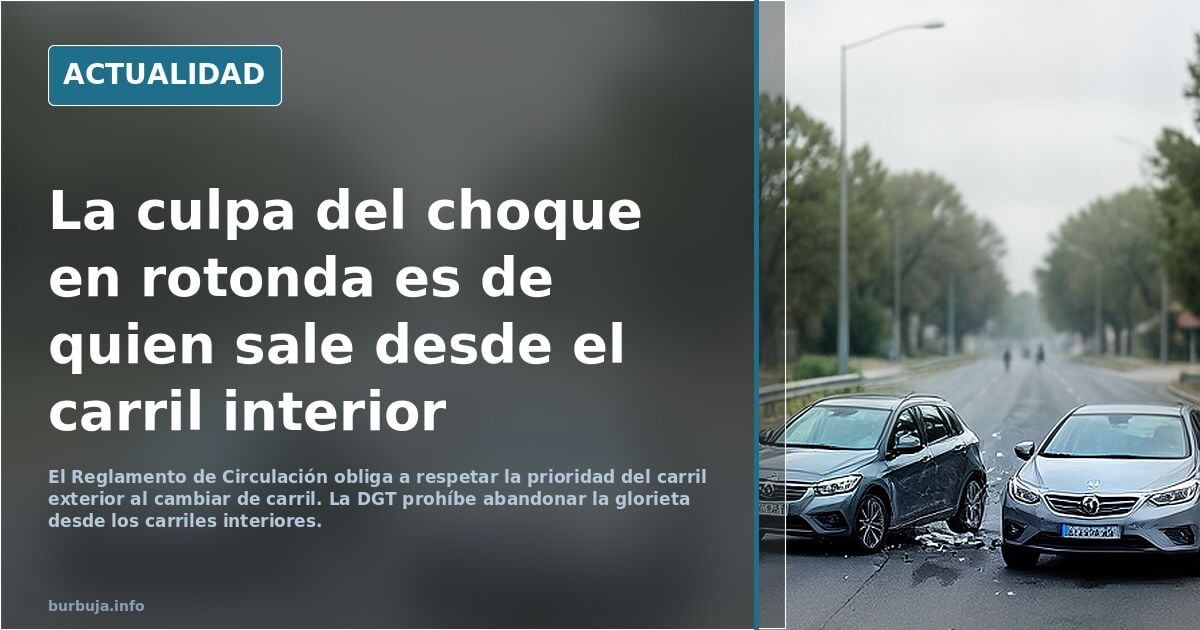 Quién tiene la culpa? Las rotondas muestran tu CI