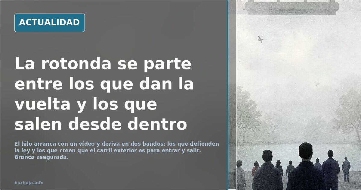 Quién tiene la culpa? Las rotondas muestran tu CI