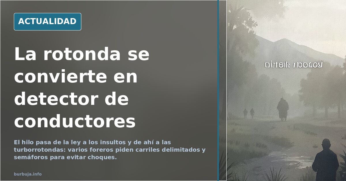 Quién tiene la culpa? Las rotondas muestran tu CI