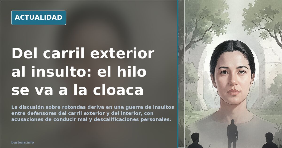 Quién tiene la culpa? Las rotondas muestran tu CI
