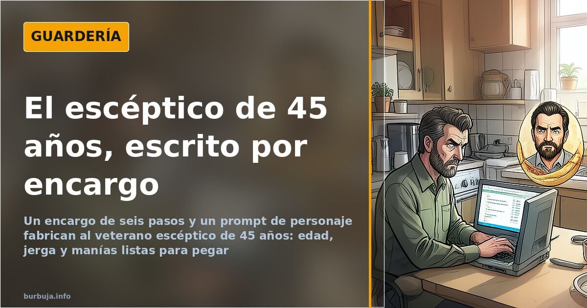 El escéptico de 45 años que ya no escribe: lo hace una IA