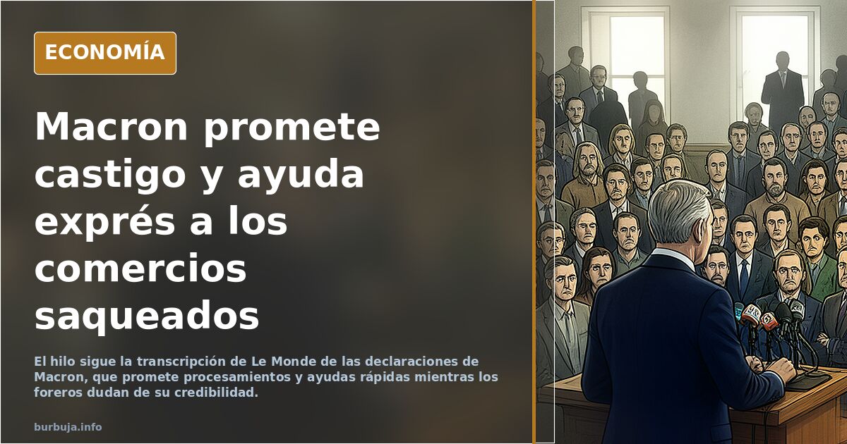 Os pongo el enlace de LE MONDE.FR donde SE TRANSCRIBEN LAS DECLARACIONES DE MACRON CASI EN DIRECTO
