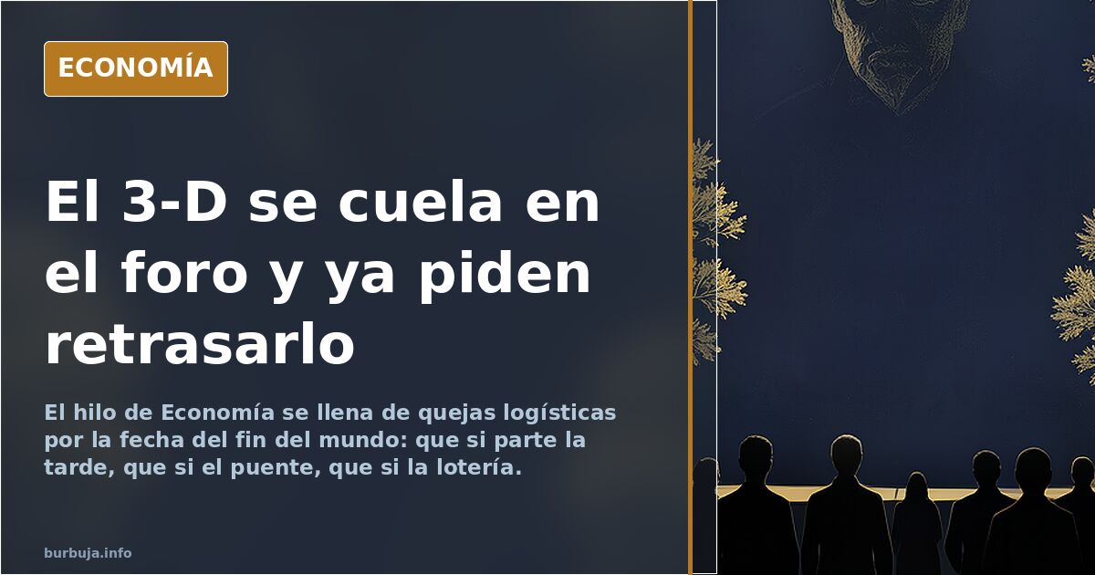 Se acaba el mundo el 3 de Diciembre