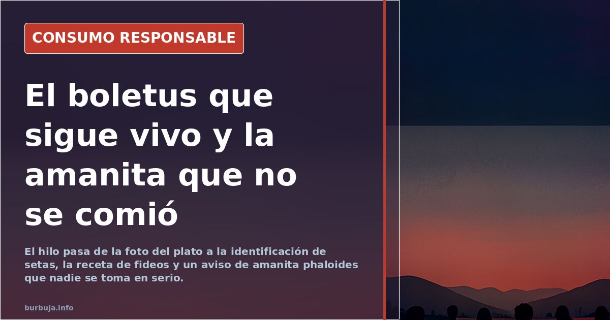 Nos han regalado unos boletus!!!