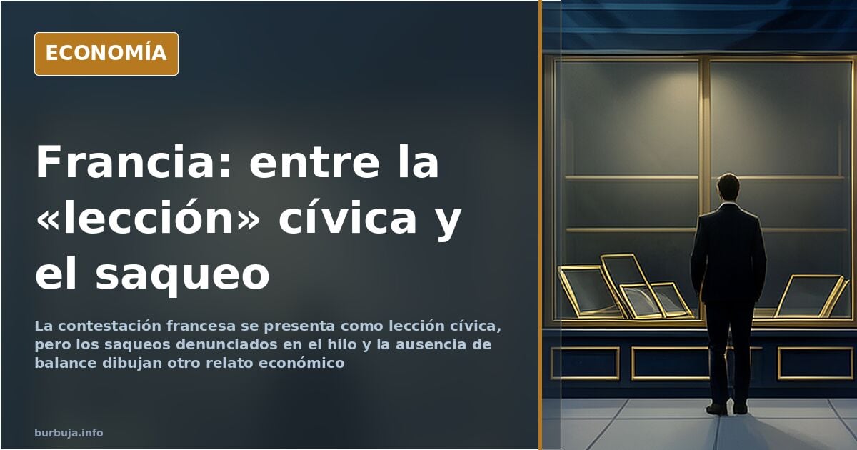 Persiana metálica dañada de un comercio, con el escaparate vacío