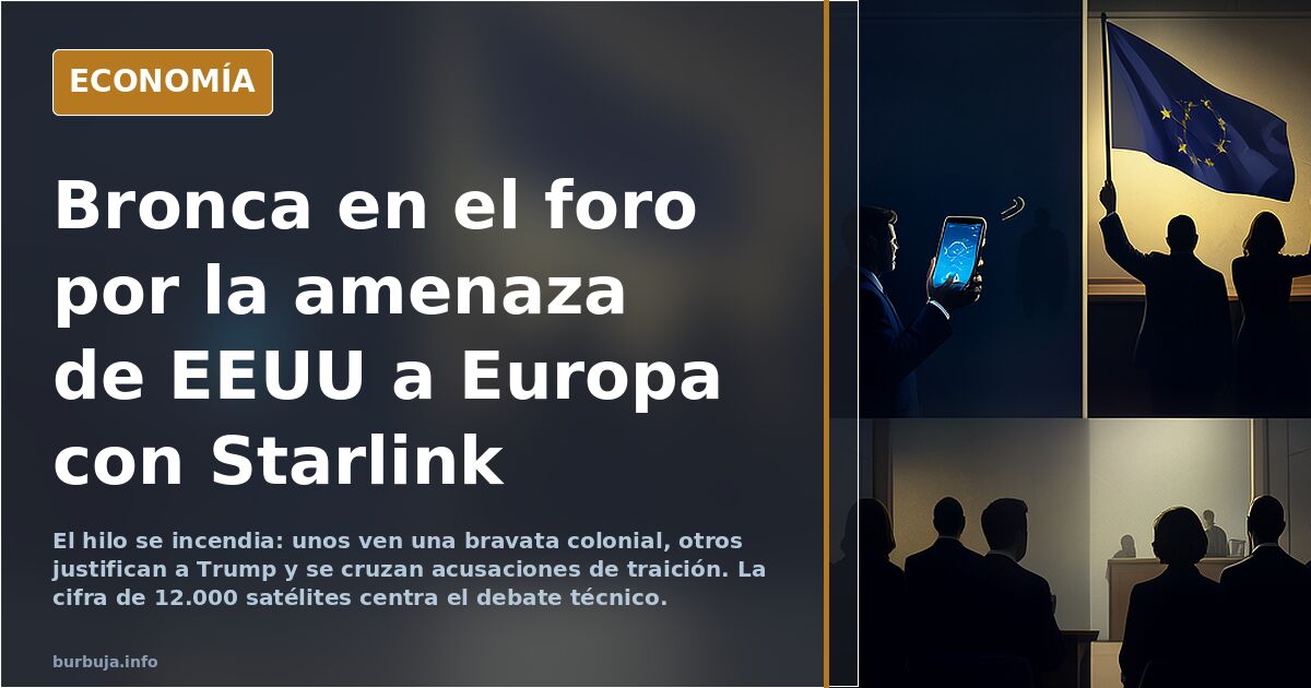Estados Unidos advierte a Europa en el Financial Times que lanzará "una respuesta devastadora" contra el continente si la UE limita el uso de Starlink