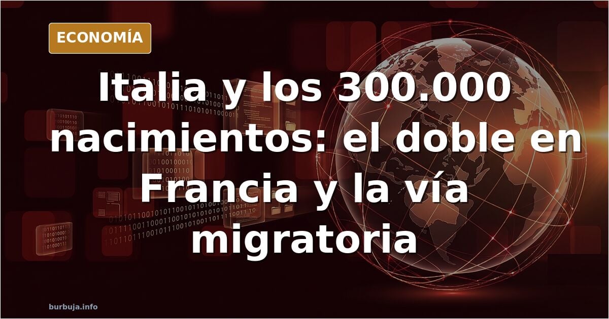 de los escasos 300 mil niños/año que nacen en Italia, cuantos serán de estos?