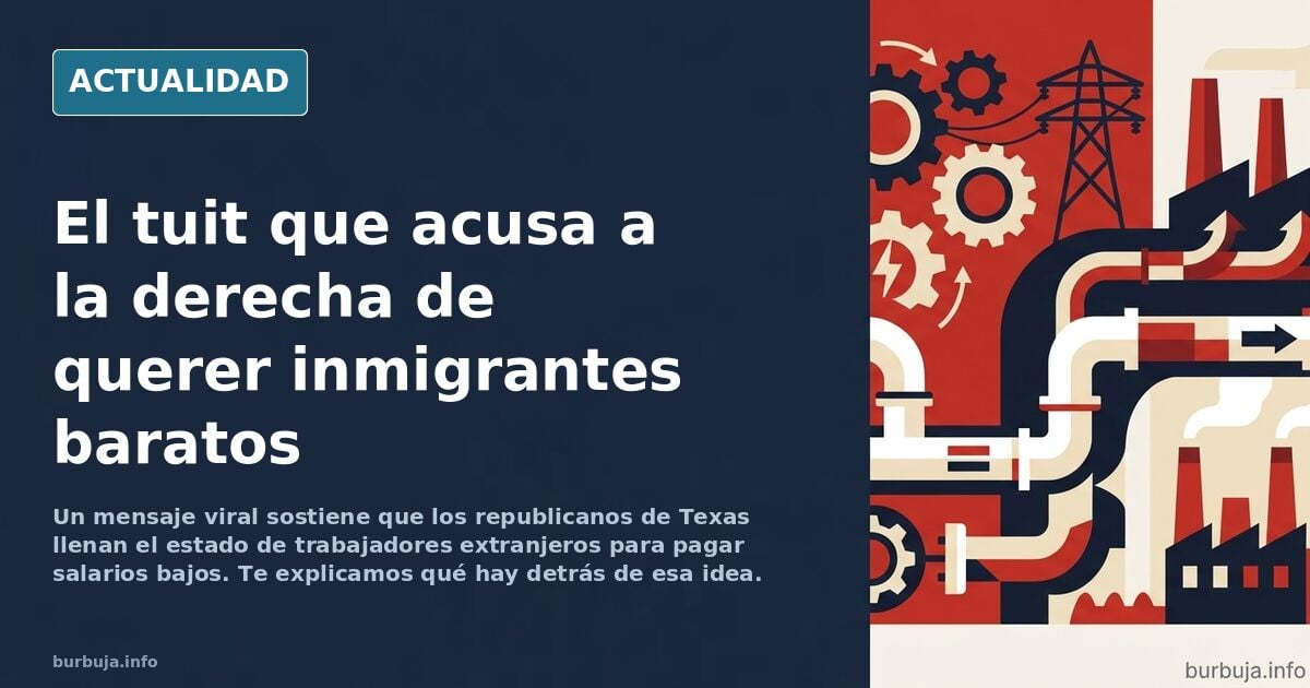 Vais a descubrir pronto que la derecha es más proinmigración que nadie