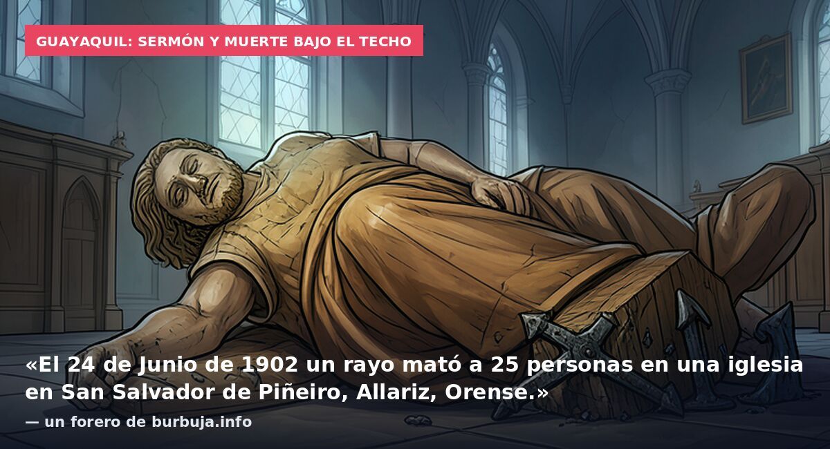 Salió a la luz el último sermón del sacerdote Patricio Sánchez minutos antes de morir aplastado por un cristo de madera en Guayaquil.
