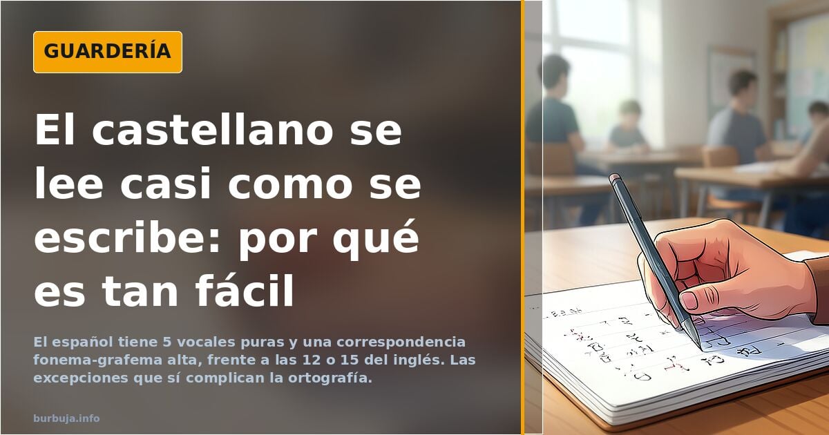 El castellano sí es considerado uno de los idiomas más fáciles del mundo en cuanto a su ortografía y fonética