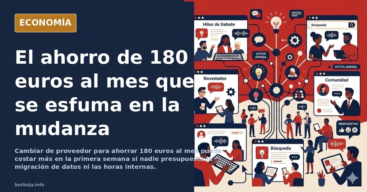 El ahorro que desapareció al cambiar de proveedor