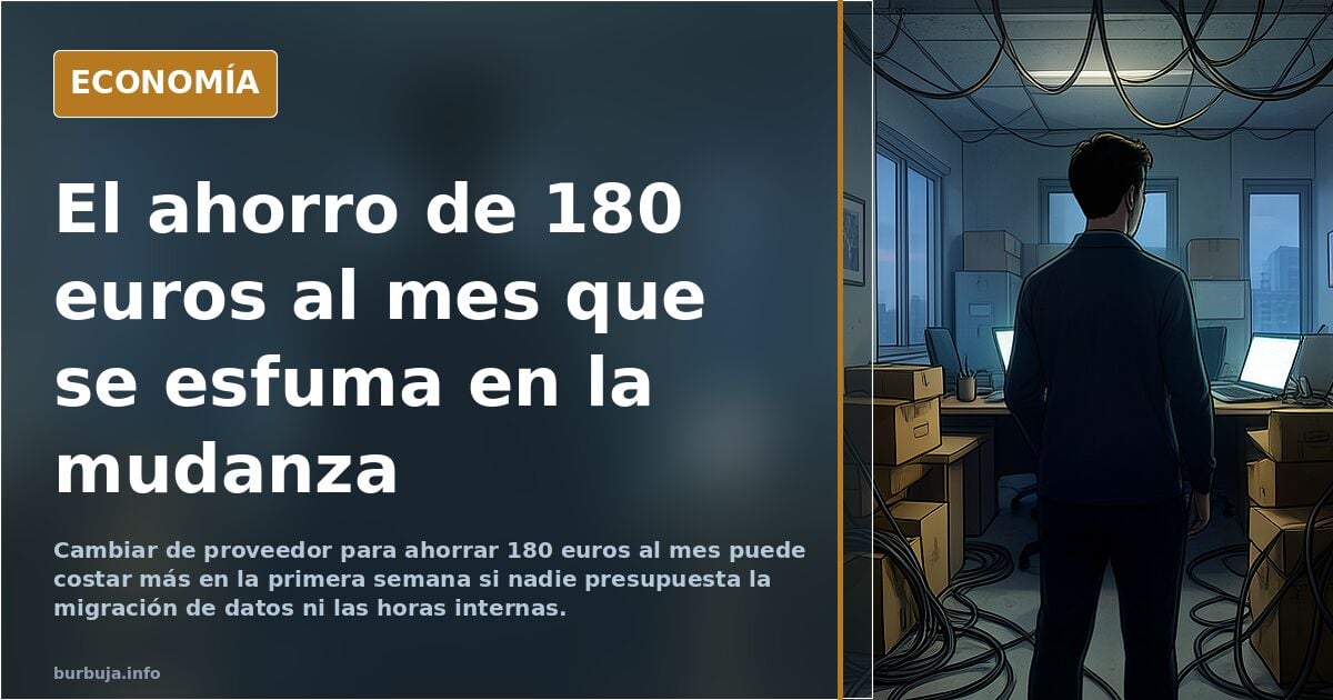 El ahorro que desapareció al cambiar de proveedor