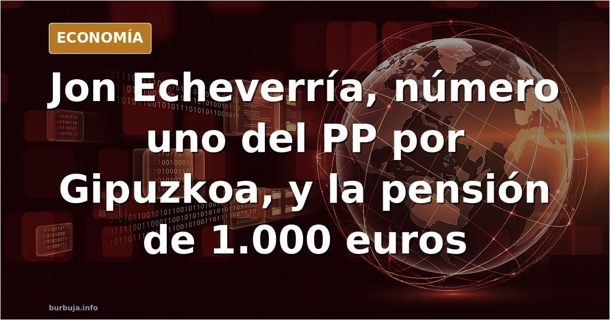Nuevo tiro en el pie del PP con su candidato de 22 años por Guipúzcoa