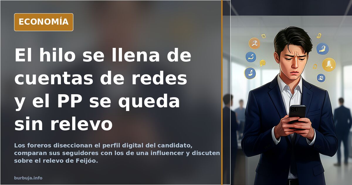 El hilo se llena de cuentas de redes y el PP se queda sin relevo