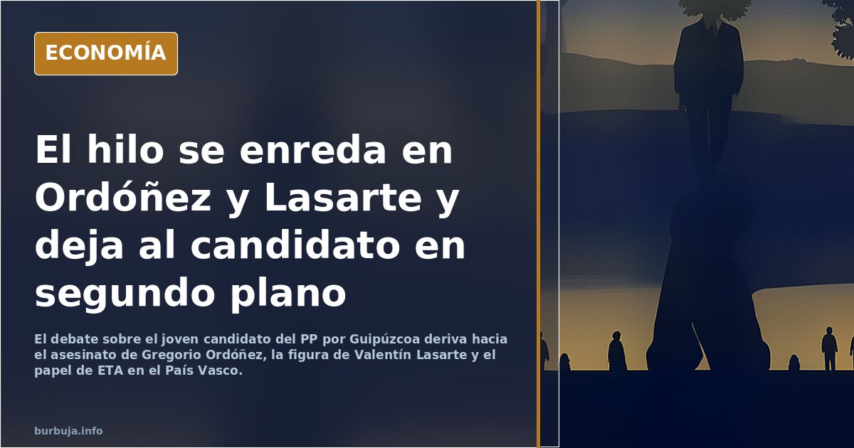 Nuevo tiro en el pie del PP con su candidato de 22 años por Guipúzcoa