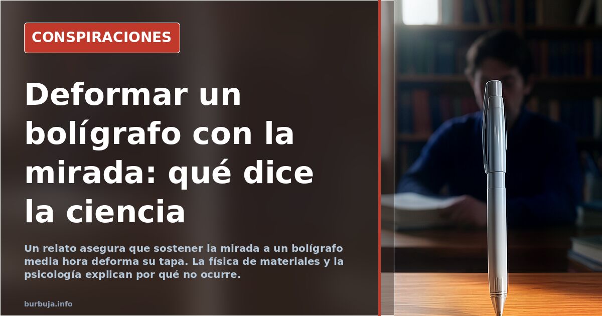 He deformado un boli con la visión