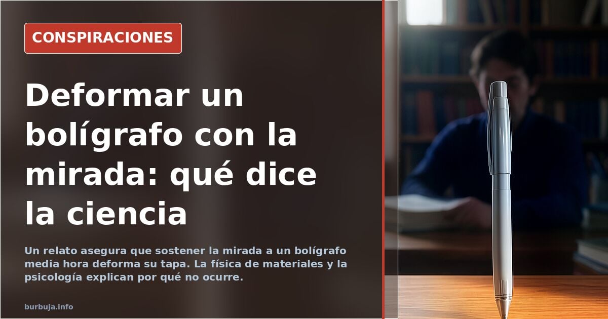 He deformado un boli con la visión