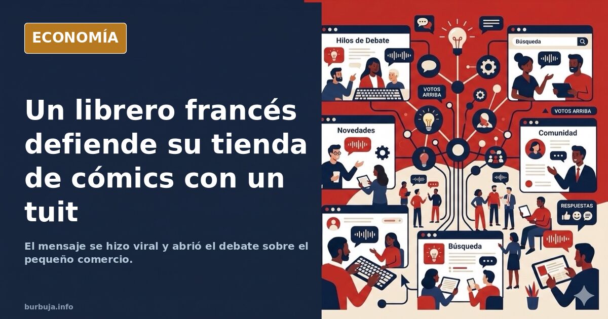 Un francés defiende su tienda de cómics ante las críticas