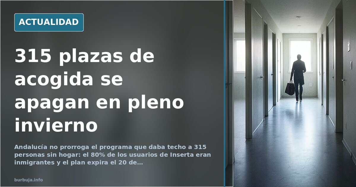 Andalucía no prorroga las ayudas a Cruz Roja, SAMU e Inserta para pisos de acogida