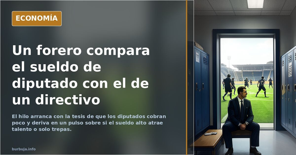 Los sueldos de los diputados son bajísimos