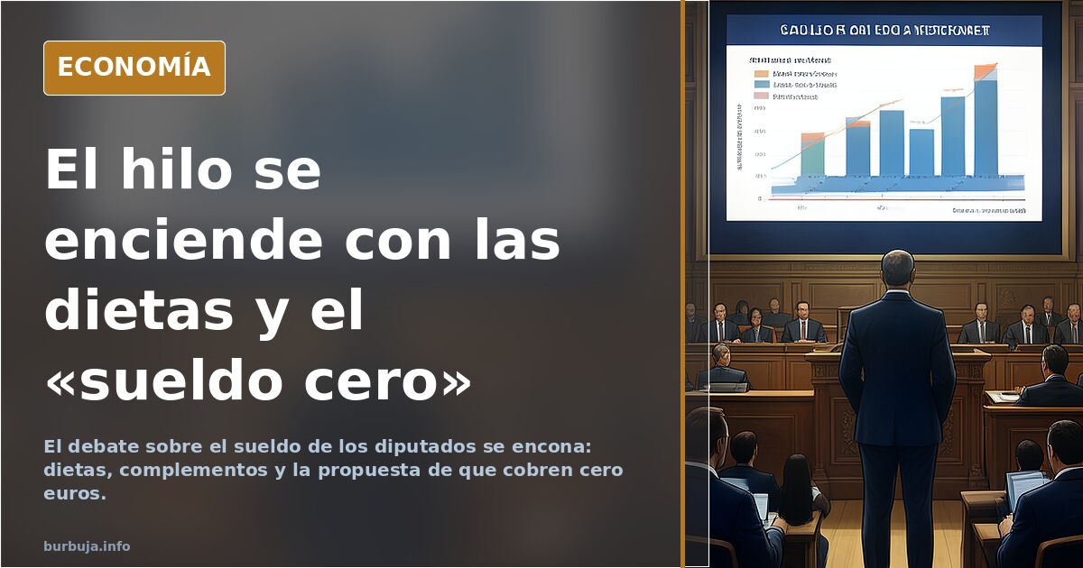 El hilo se enciende con las dietas y el «sueldo cero»