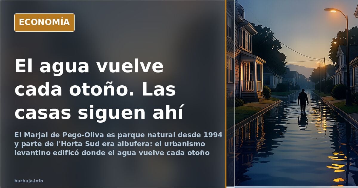 DANAs en el Levante: siglos construyendo donde el agua siempre vuelve
