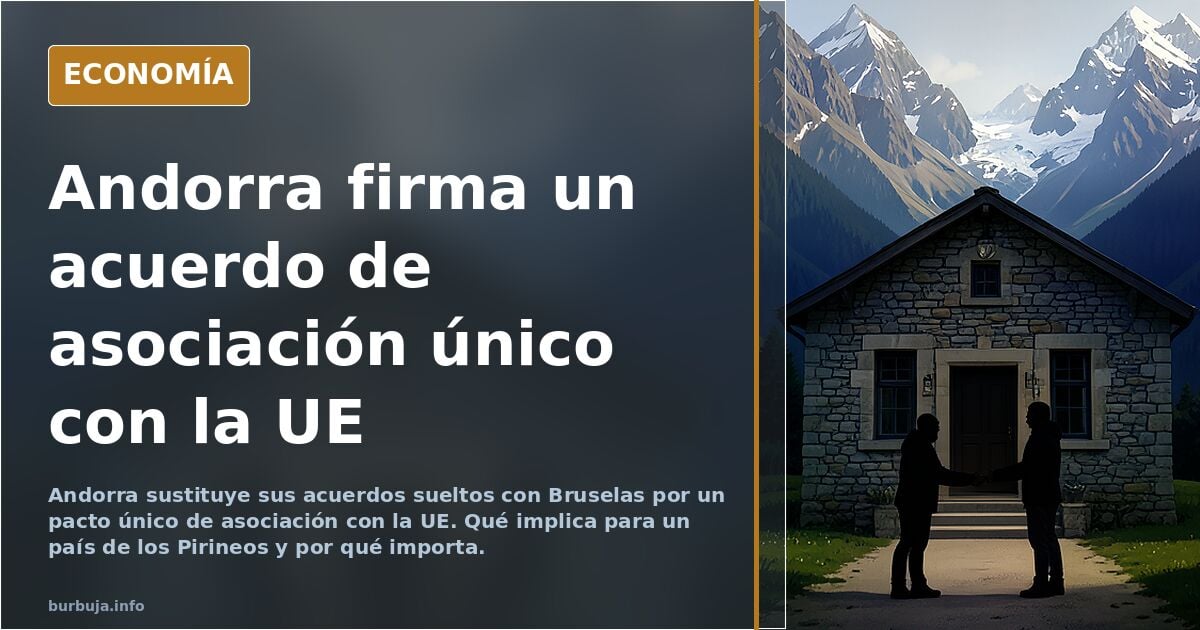 DEP ANDORRA firma acuerdo ASOCIACIÓN con la UE
