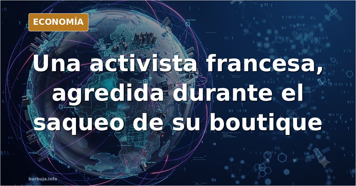 ¿SE HABRÁ CON ESTO DADO CUENTA?  Esa mujer francesa, que se encuentra en estado de shock... es miembro de un partido de izquierda francés y activi