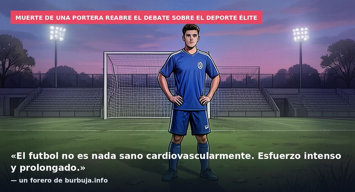 Portera de fútbol muere con 22 años. No se especifica la causa... Ej que siempre ha pasado