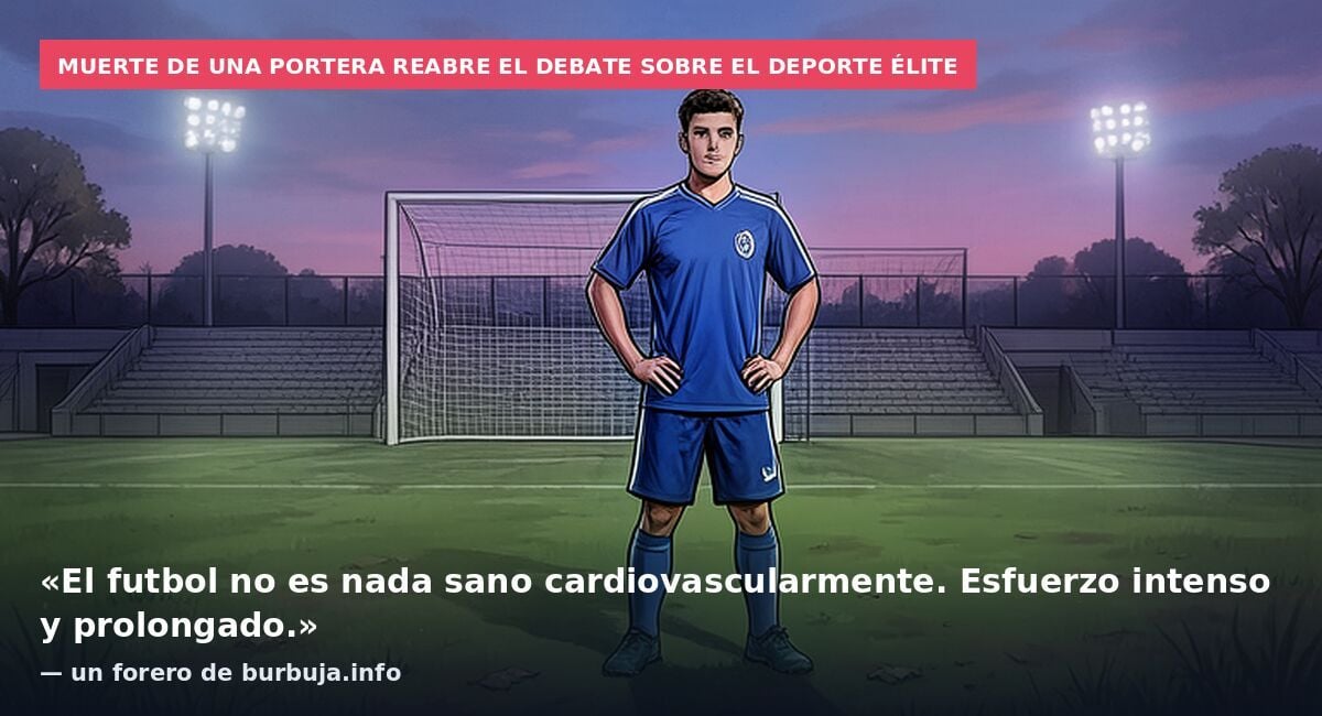 Portera de fútbol muere con 22 años. No se especifica la causa... Ej que siempre ha pasado
