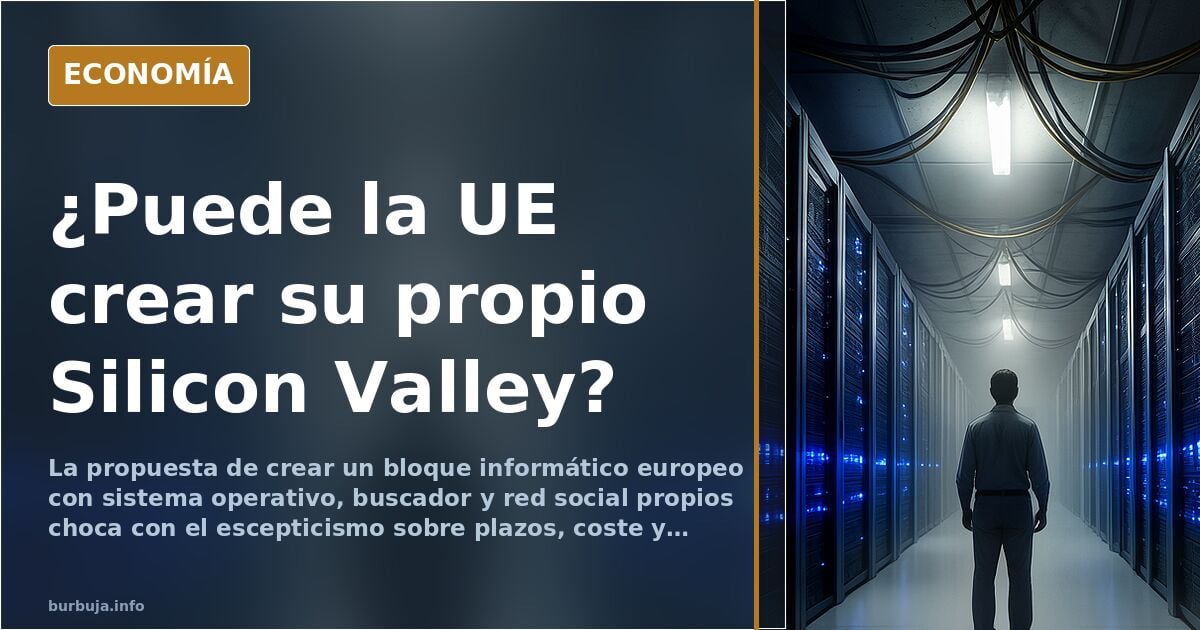 Europa y su bloque informático: del deseo al dato