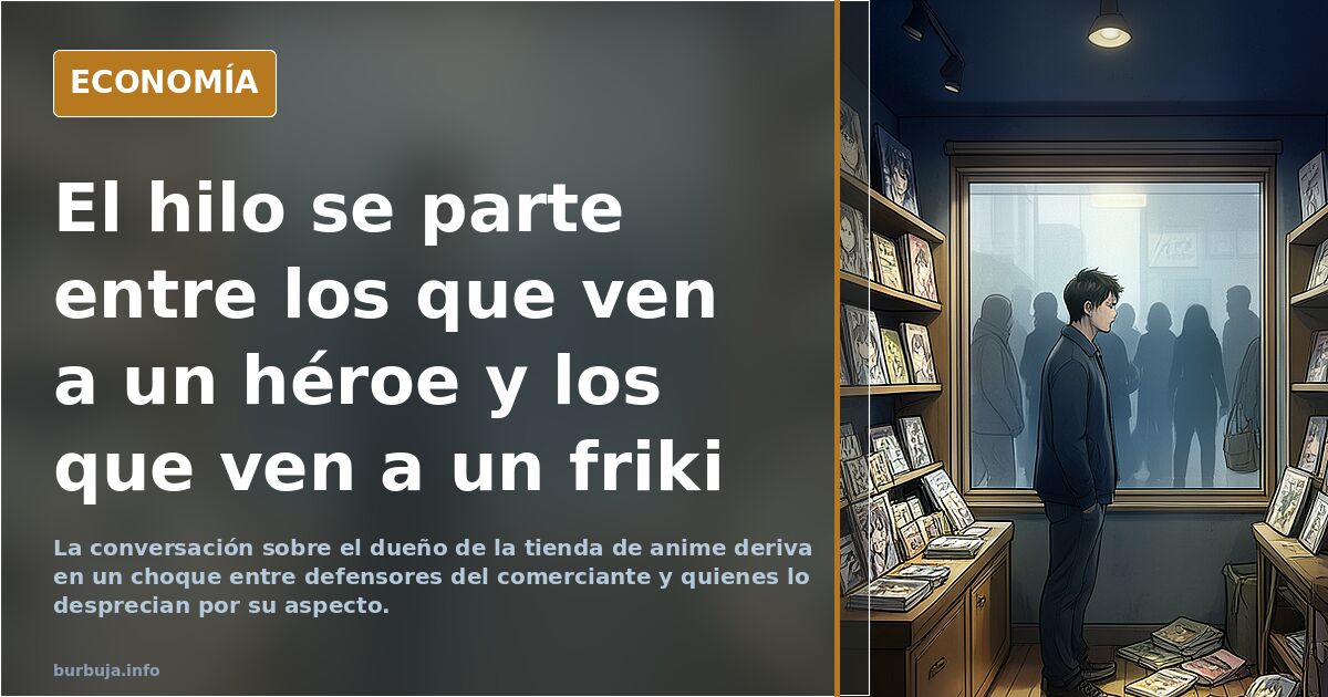 La foto del año. Un hombre defendiendo su tienda ante los invasores en Francia. Oleo sobre lienzo.