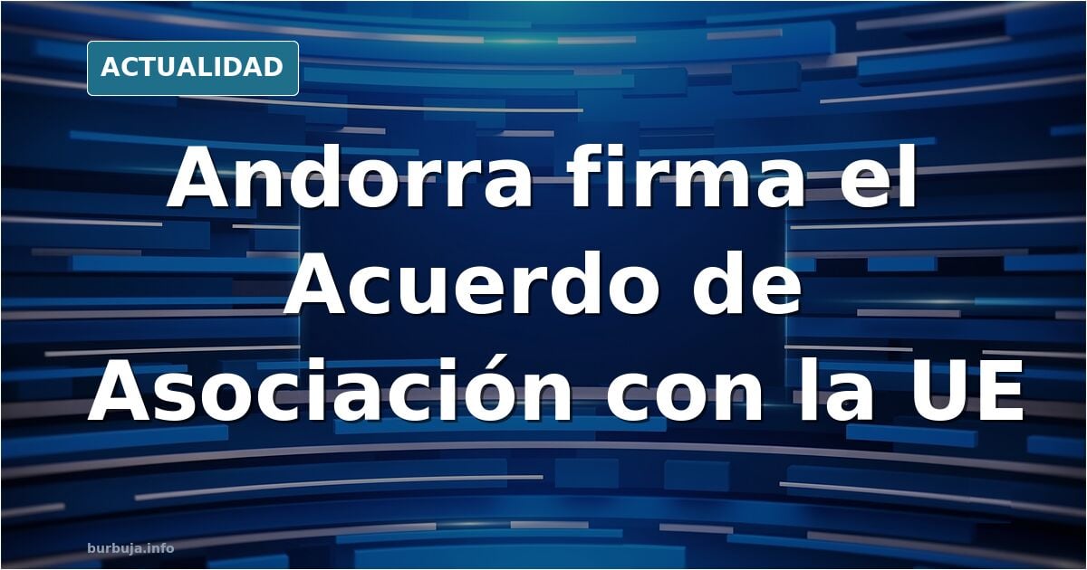 Andorra firma acuerdo asociación con organización proge
