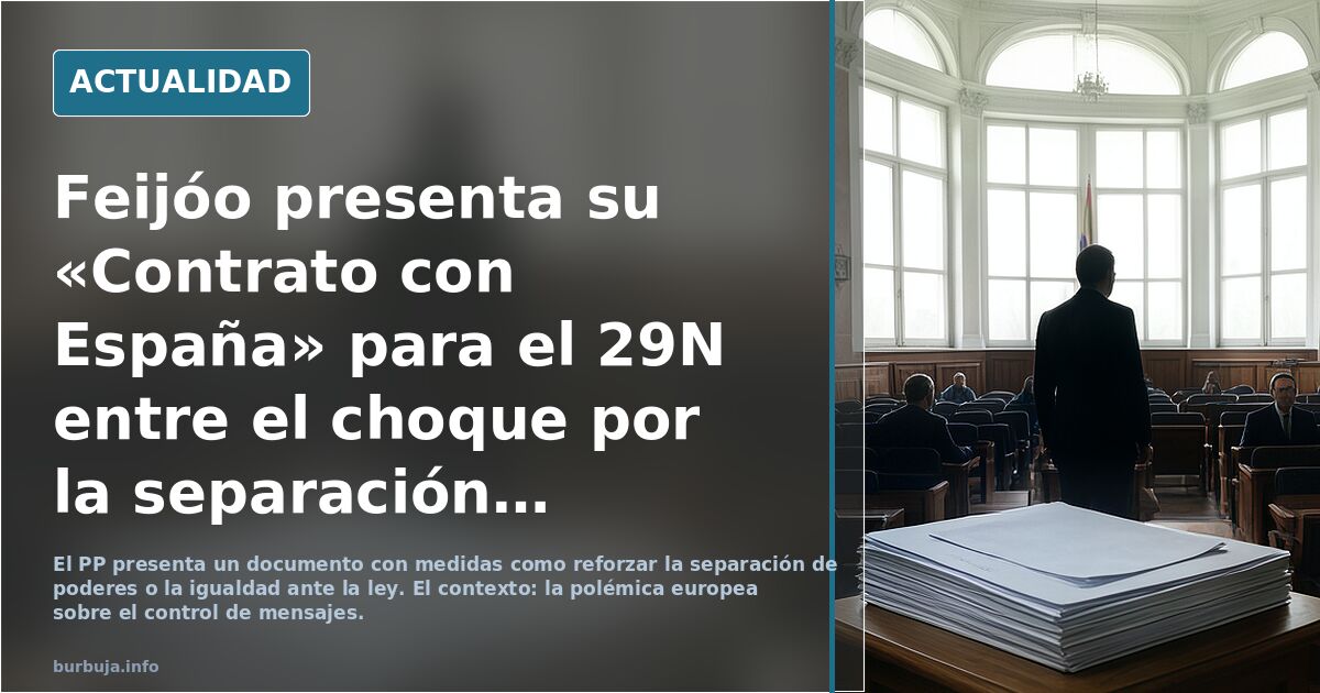 Contrato por España, las medidas del partido pro-chat control si gana las elecciones