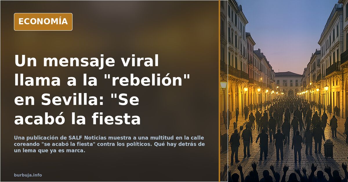 Toda Sevilla sale a la calle por ALVISE