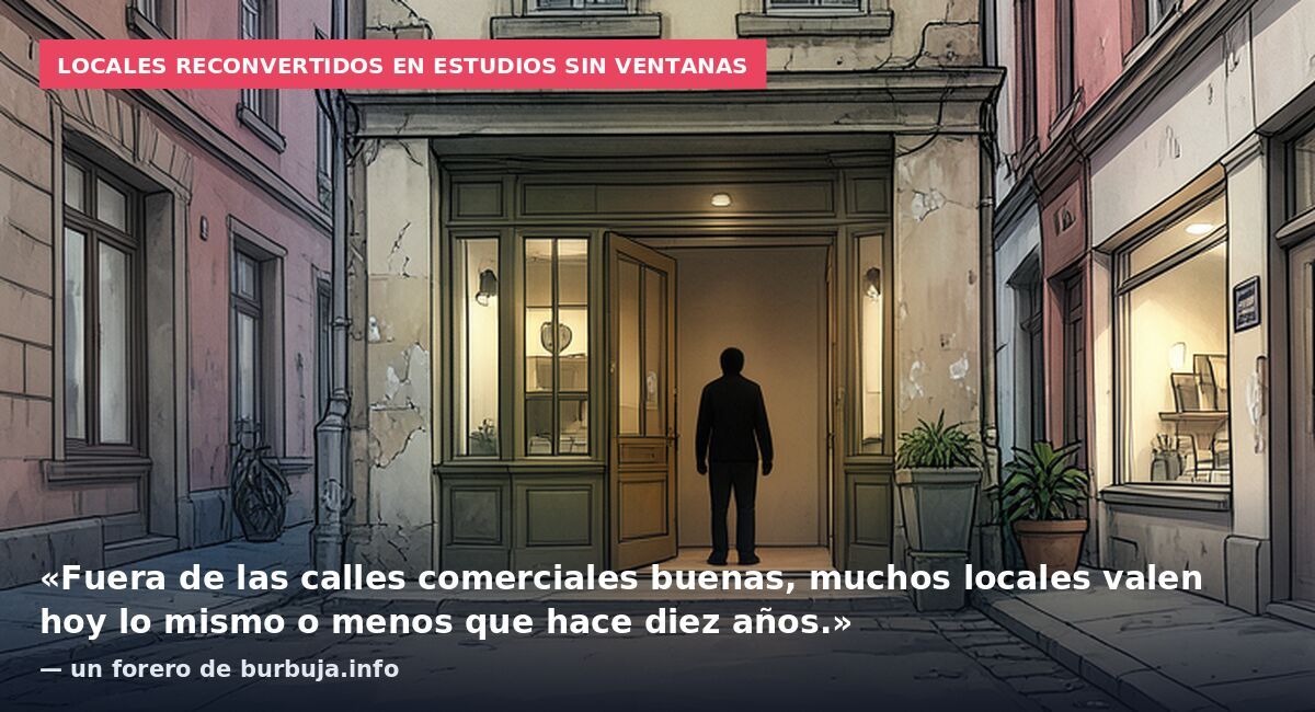 el preci de los bajos comerciales no ha subido tanto como la vivienda?