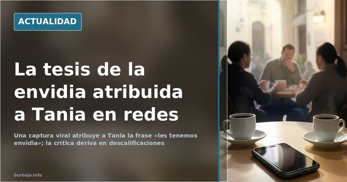 Captura de pantalla de un tuit con una descalificación y una imagen adjunta difundida en redes sociales