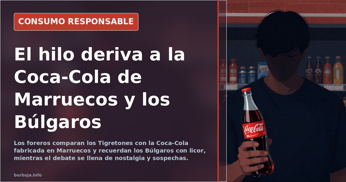 El hilo deriva a la Coca-Cola de Marruecos y los Búlgaros