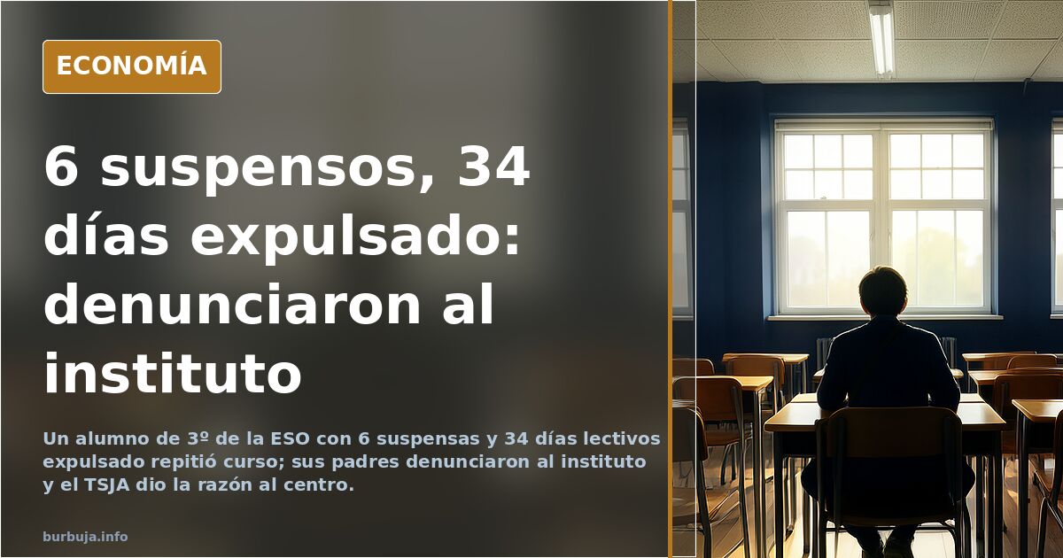 Los padres que denunciaron al instituto por repetir curso pierden en el TSJA