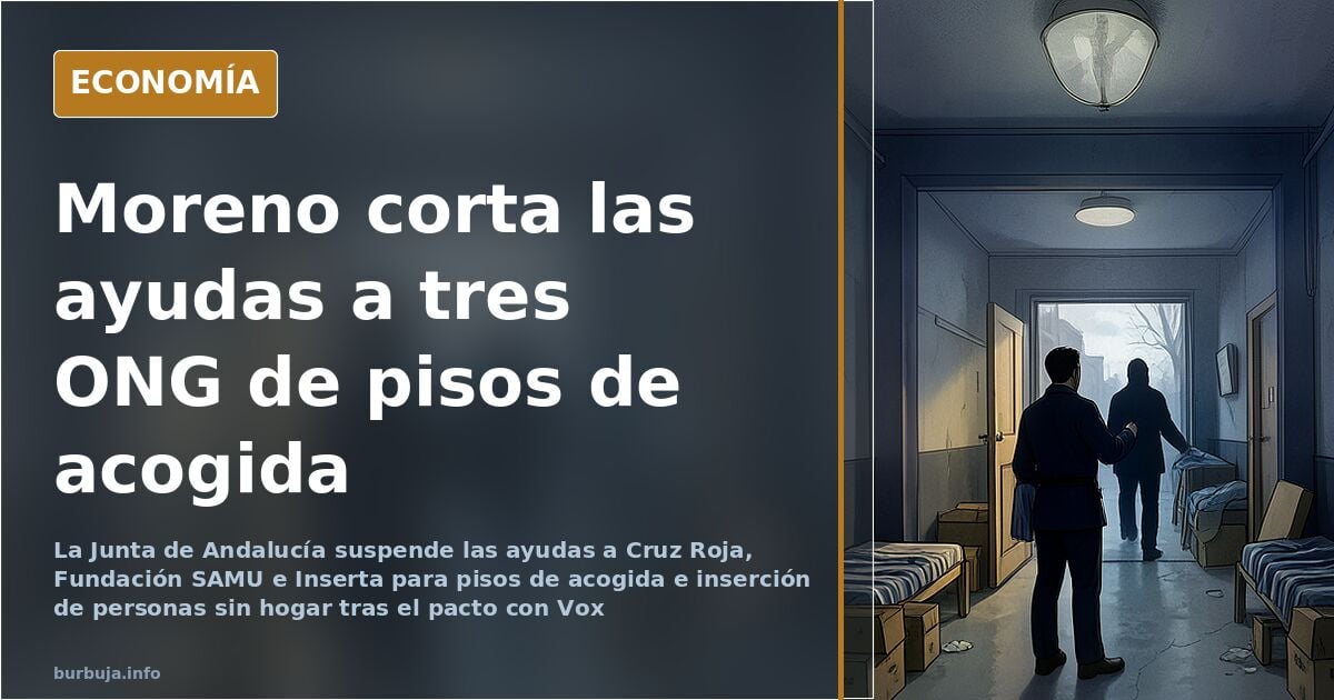 Andalucía retira ayudas a Cruz Roja, SAMU e Inserta para pisos de acogida