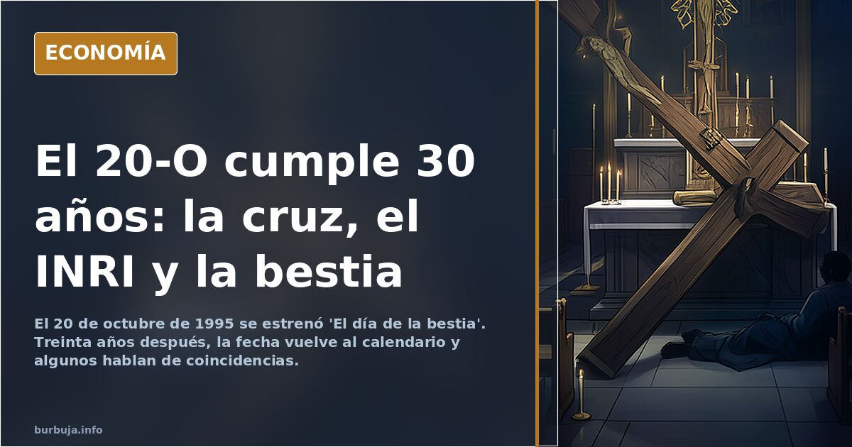 20 de octubre de 1995: estreno de 'El día de la bestia'