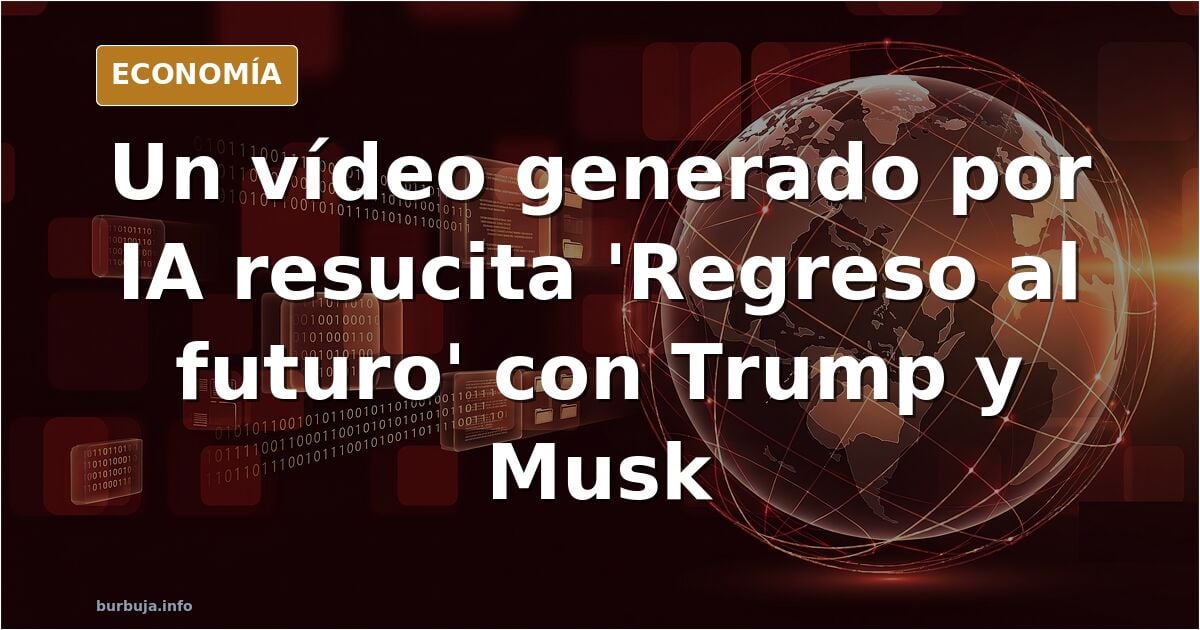 IA de Regreso al Futuro con Trump Musk y Sweeney sin puta gracia