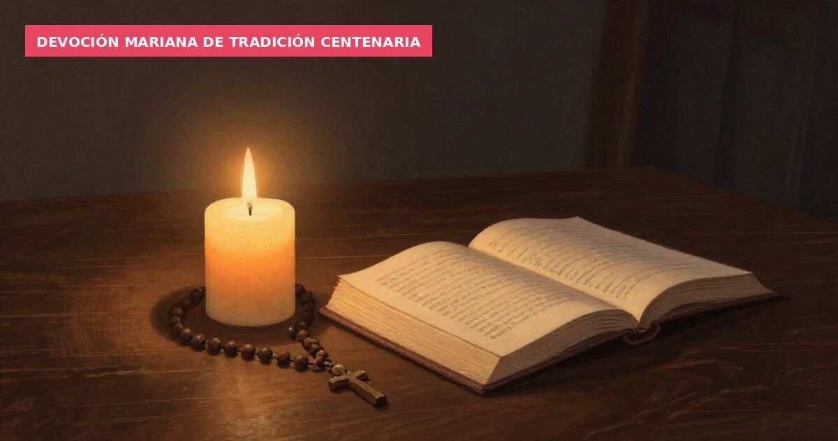 Devoción mariana de tradición centenaria