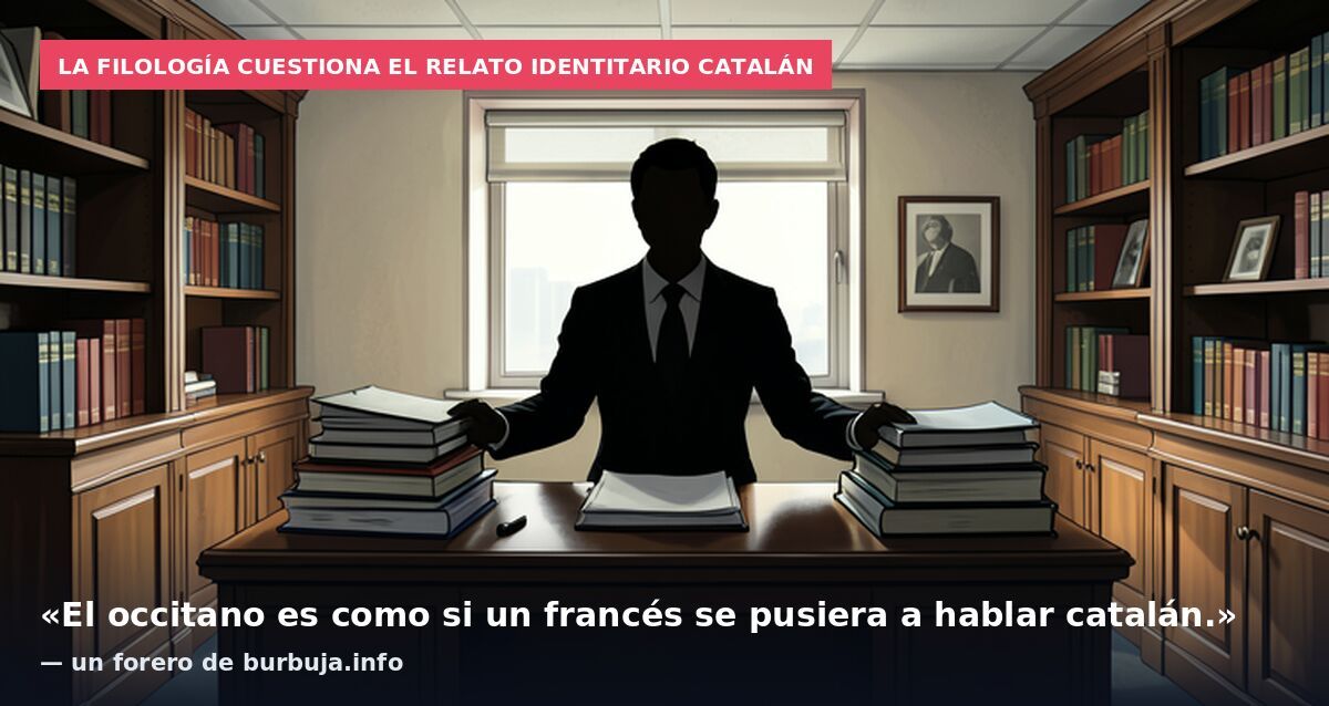 La filología cuestiona el relato identitario catalán: «El occitano es como si un francés se pusiera a hablar catalán.» — un forero de burbuja.info
