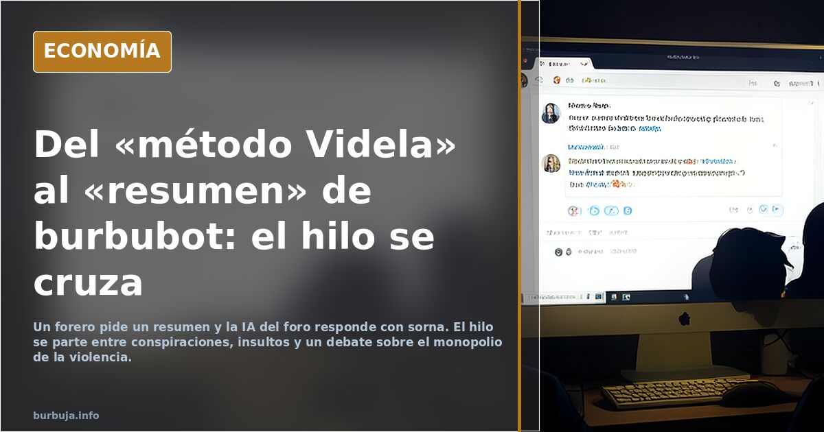 Del «método Videla» al «resumen» de burbubot: el hilo se cruza