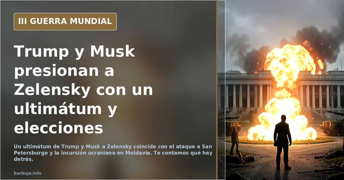 ¡Estados Unidos ha decidido destituir a Zelensky! Trump y Musk han lanzado un duro ultimátum.